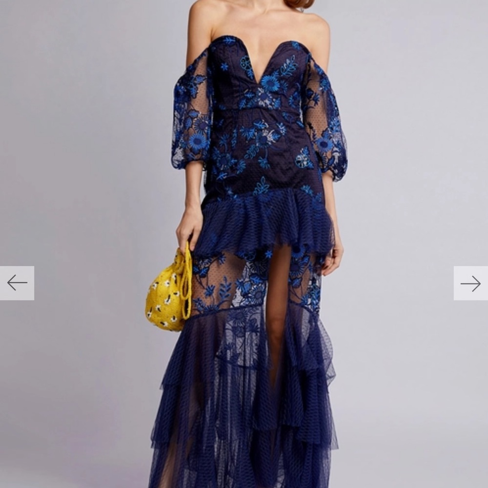 Brand NEW Alice McCall off the shoulder evening gown. Size US 4; AU 8